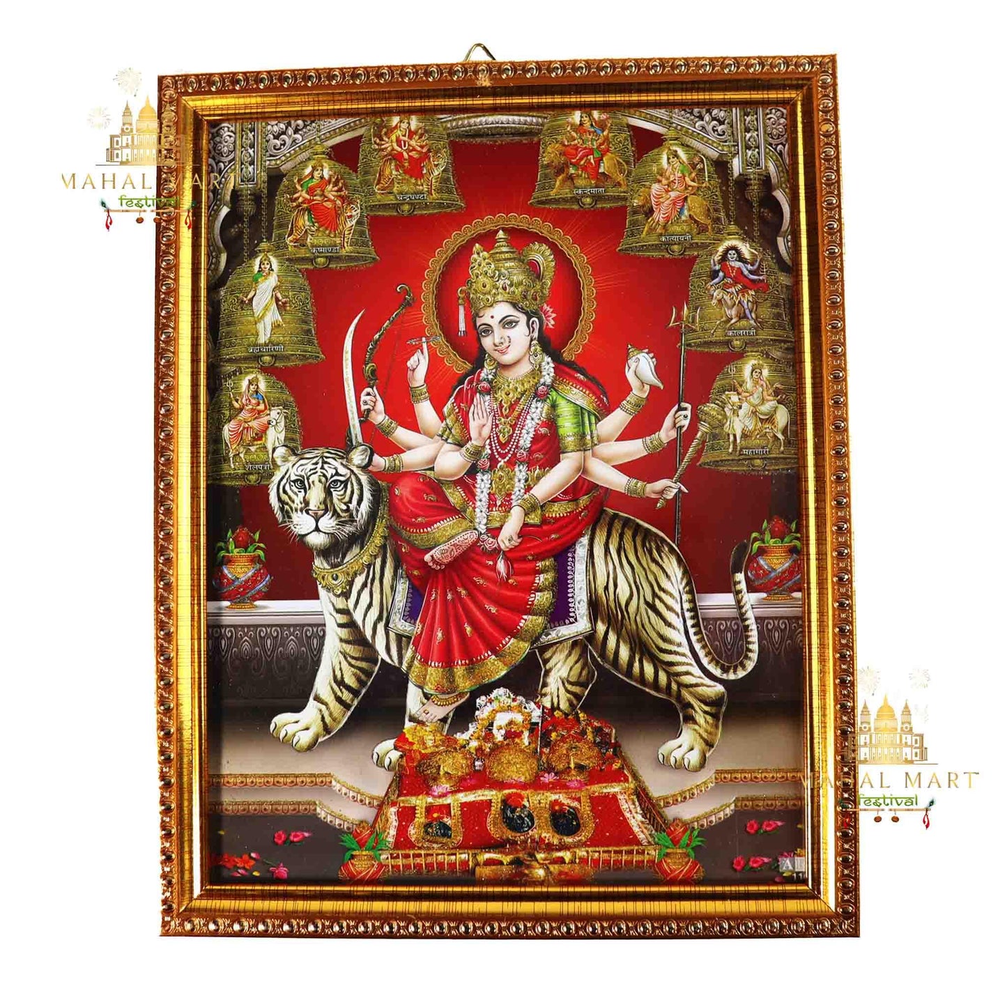 Durga Mata Photo with Frame