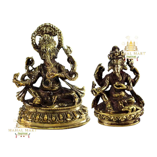 Shree Ganesh Brass Statue