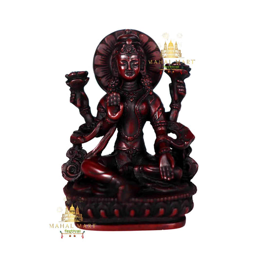 Maroon Laxmi Statue 6Inch