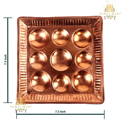 Copper Square Naukhandey Puja Thali