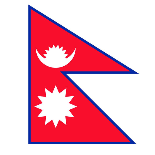 Nepali Flag 6ft tall - Mahal Mart Festival