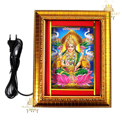 Sacred Mata Laxmi Photo Frame with Light