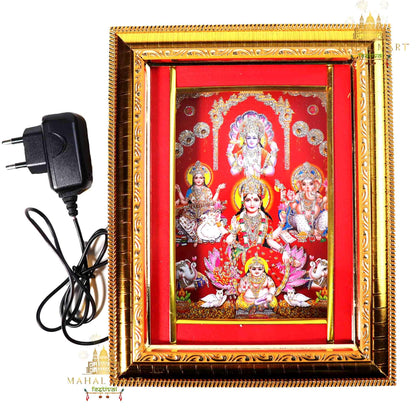 Sacred Mata Laxmi Photo Frame with Light