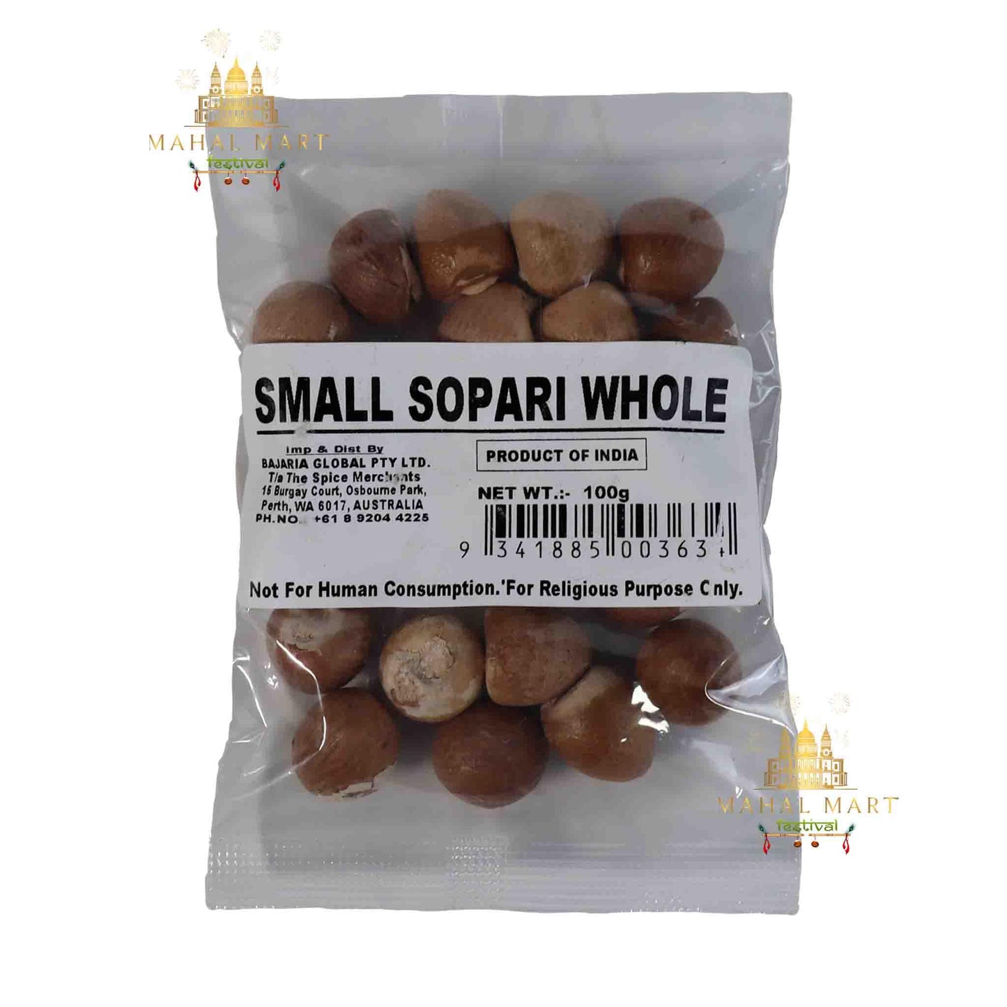 Pooja Sopari Whole 100g